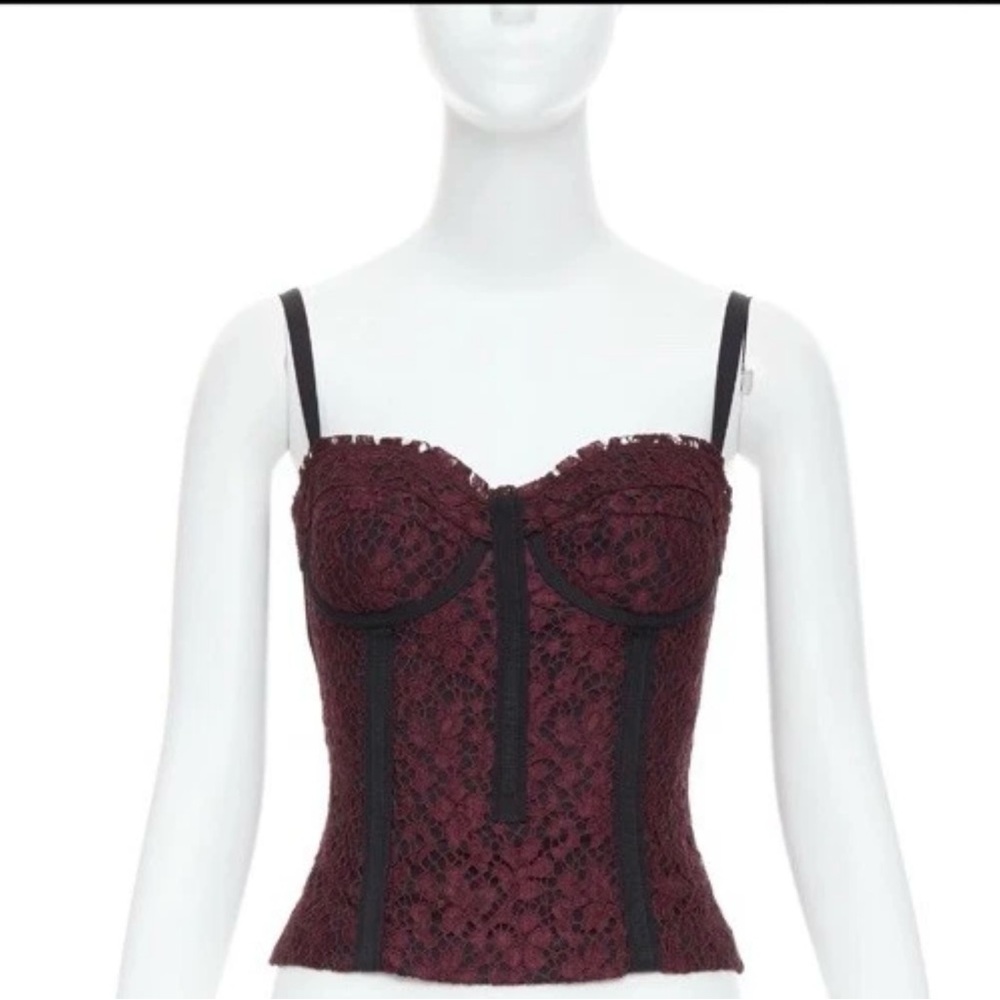 Dolce & Gabbana Black Satin Garment